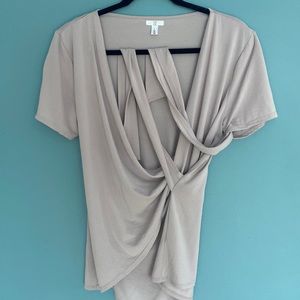Pale Pink BP Wrap Top Size S